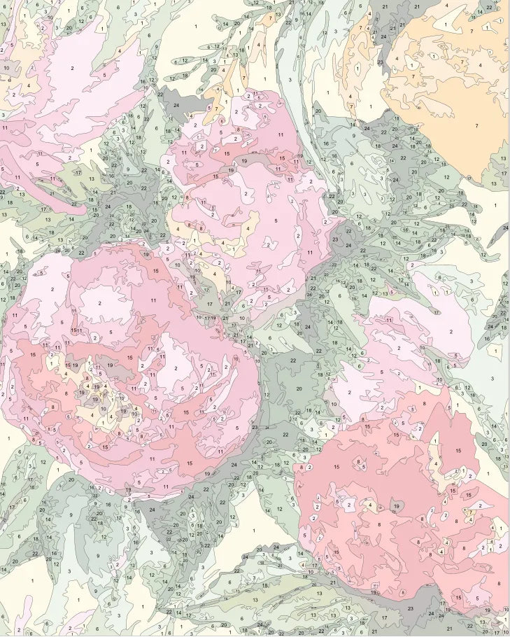 Watercolor Peony Rose