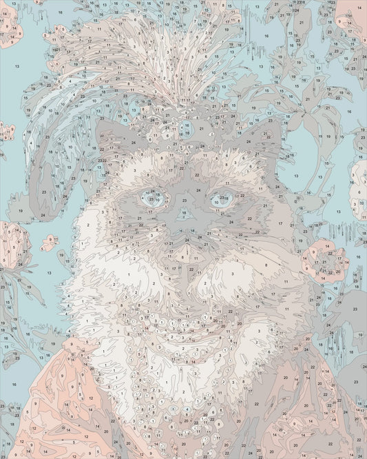 Jeweled Headdress Cat