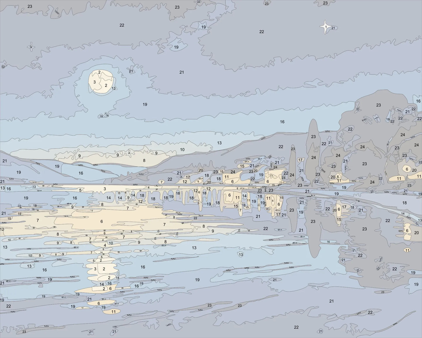 Moonlit Lake