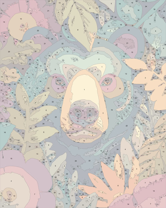 Colorful Wildlife Bear