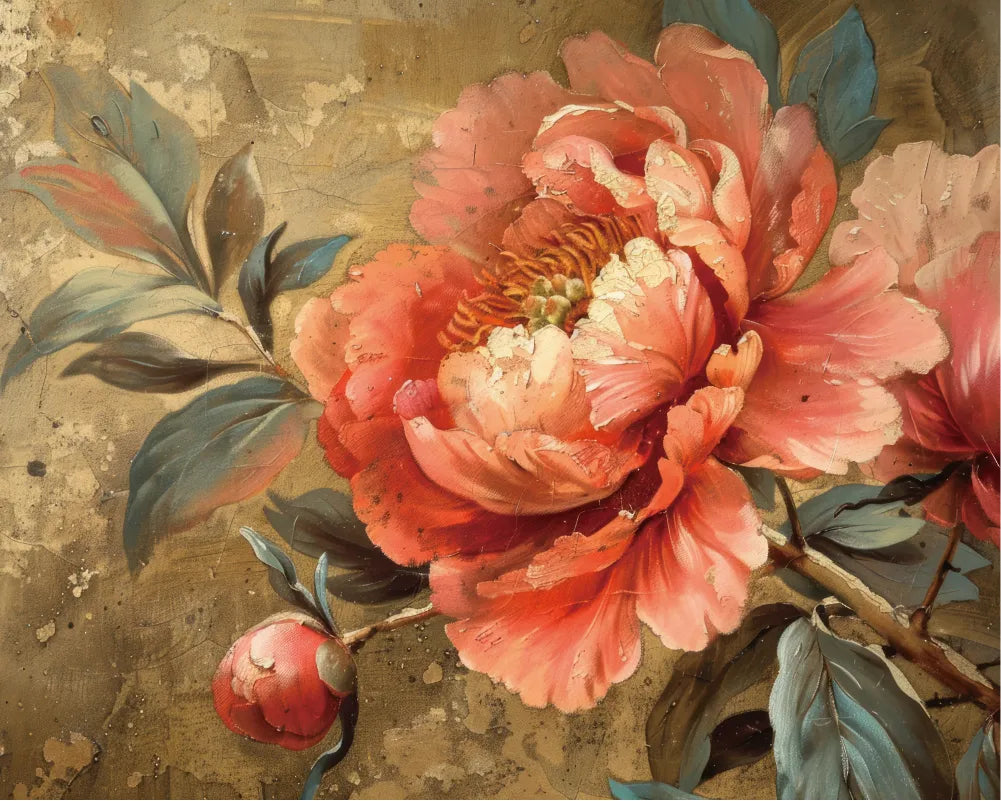 Peony Flower Paint by Numbers