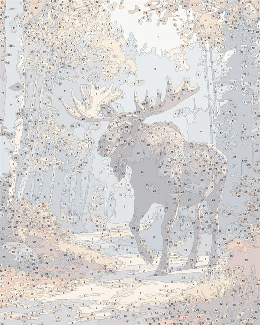 Moose in the Forest
