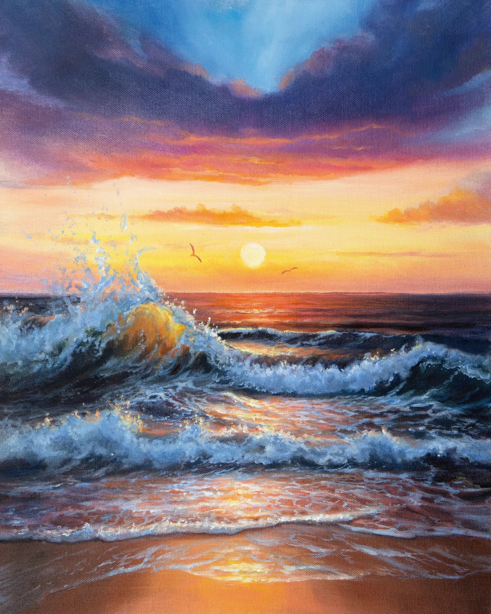 Waves Paint by Numbers