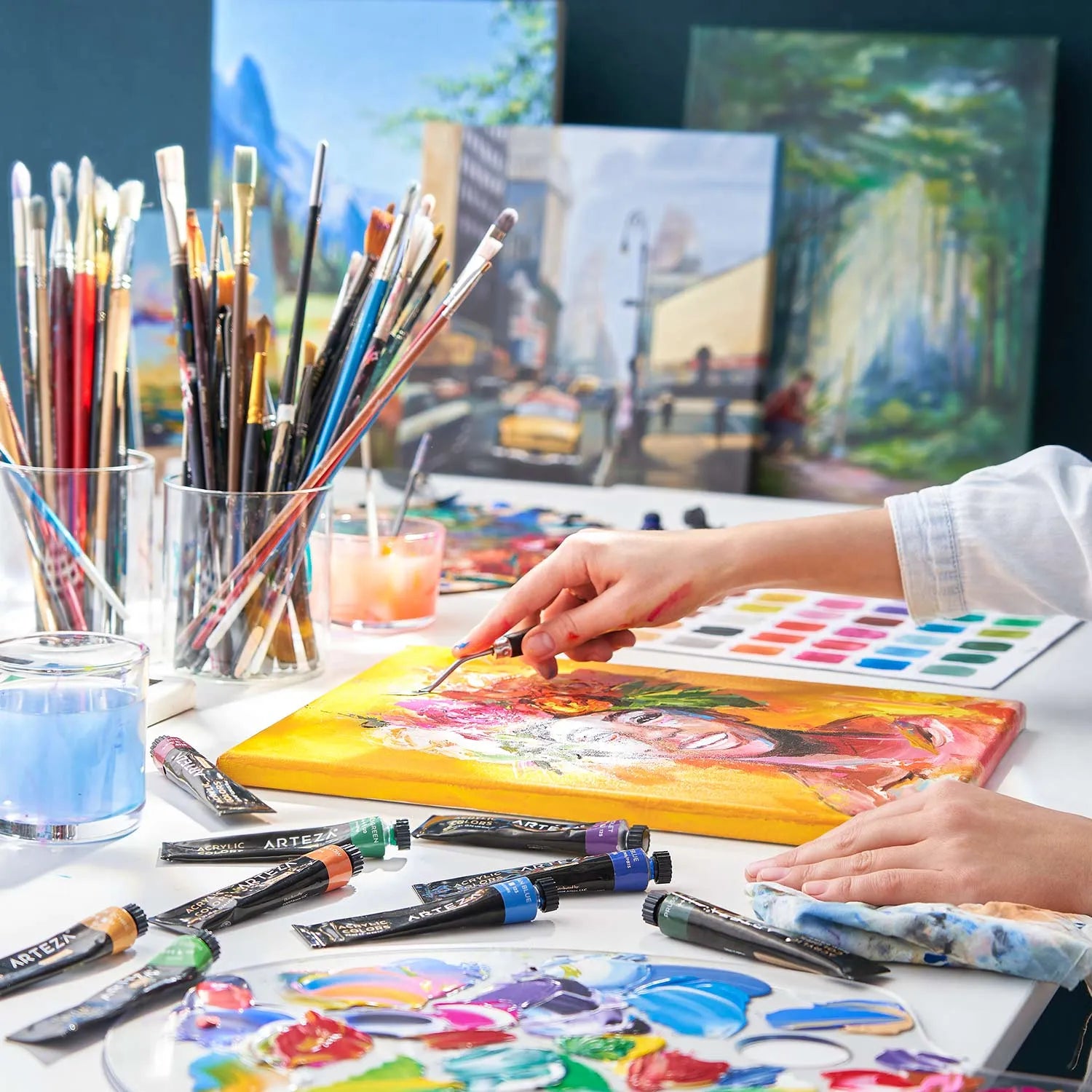 The Ultimate Guide to Acrylic Painting – 1001Canvas