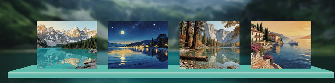 Paint the World's Most Beautiful Lakes