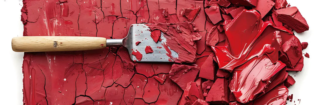 Acrylick paint peel off