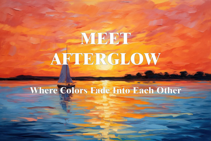 After glow paint by numbers