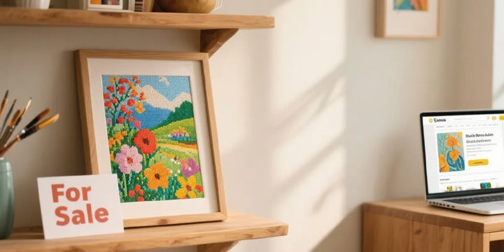 Sell Your Finished Paint by Numbers Art