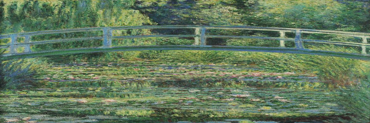 Bridge Over a Pond of Water Lilies