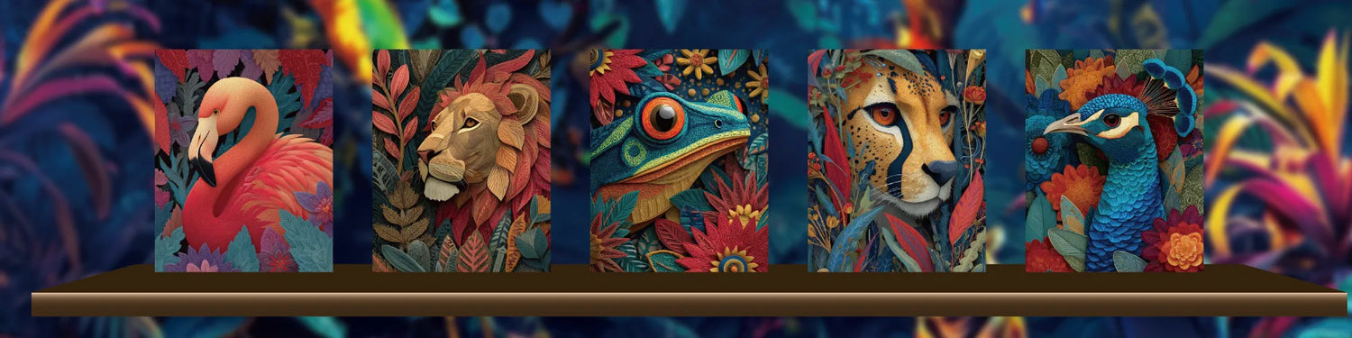 260502 - Colorful Wildlife Paint by Numbers