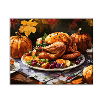 Thanks Giving Paint by Numbers