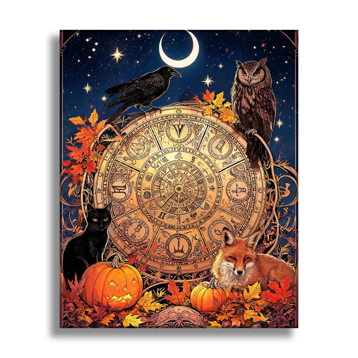 Halloween Tarot 11 Wheel of Fortune