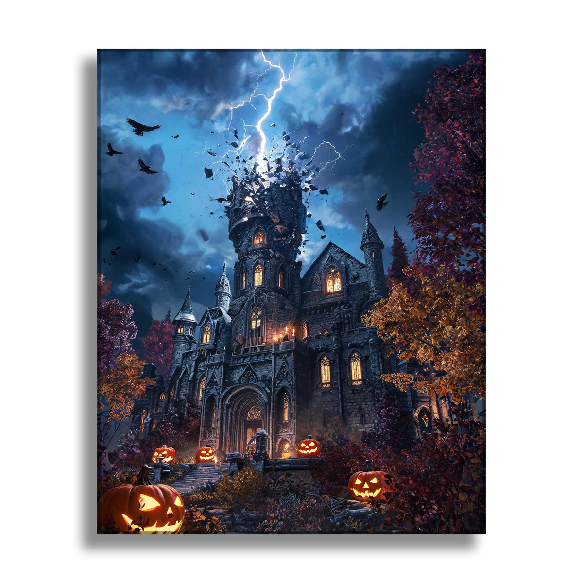 Halloween Tarot 17 The Tower