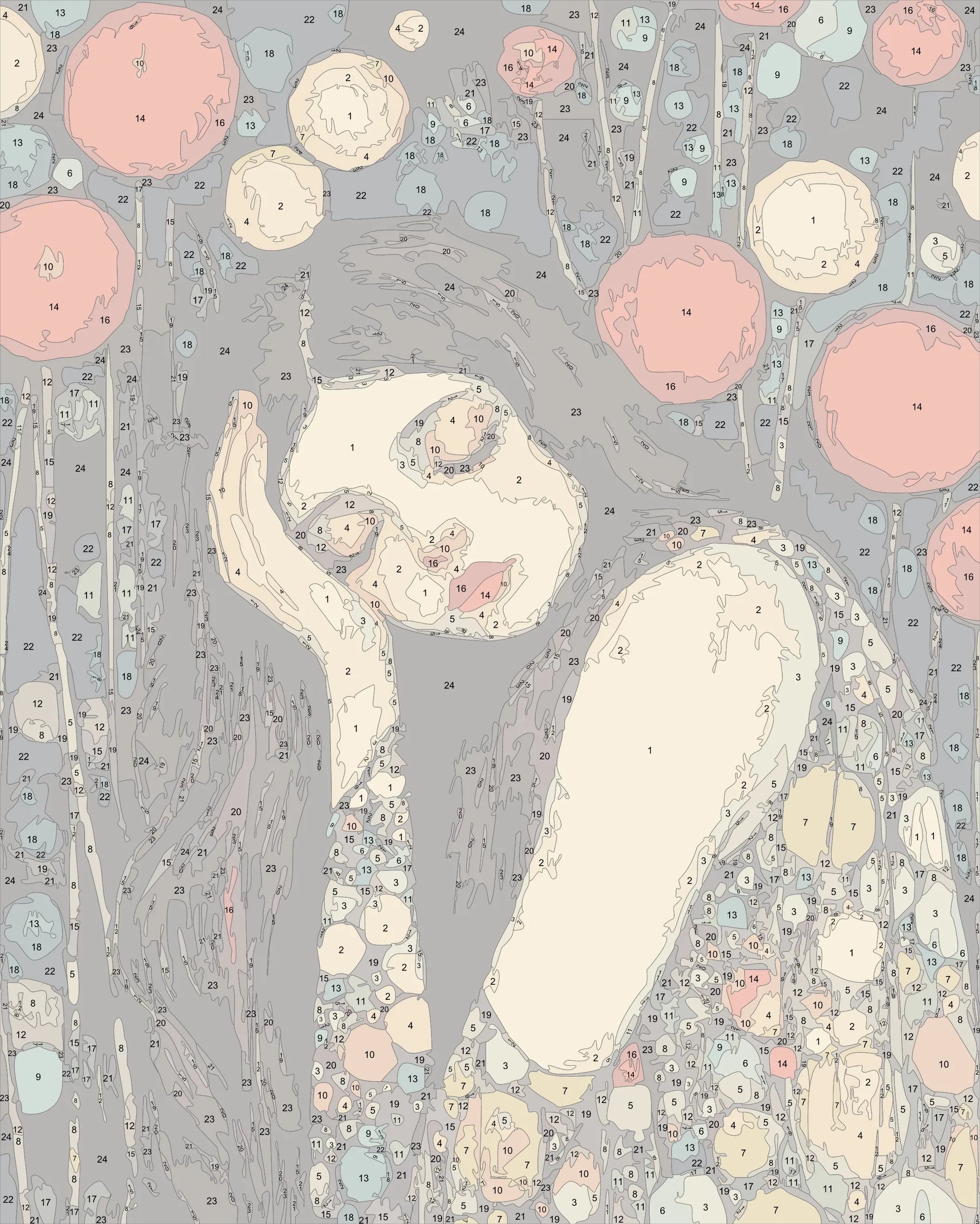 klimt style woman portrait