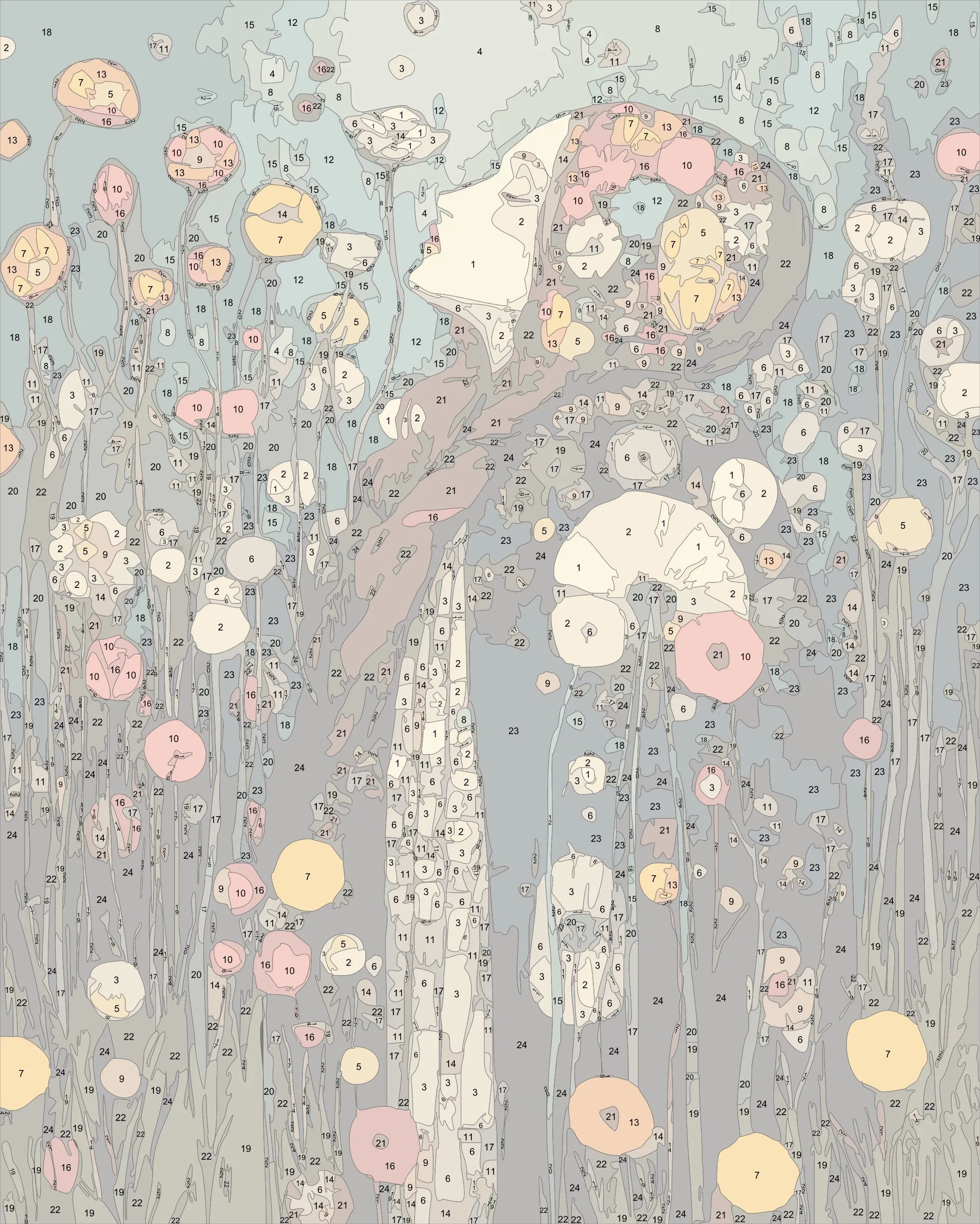klimt style woman portrait