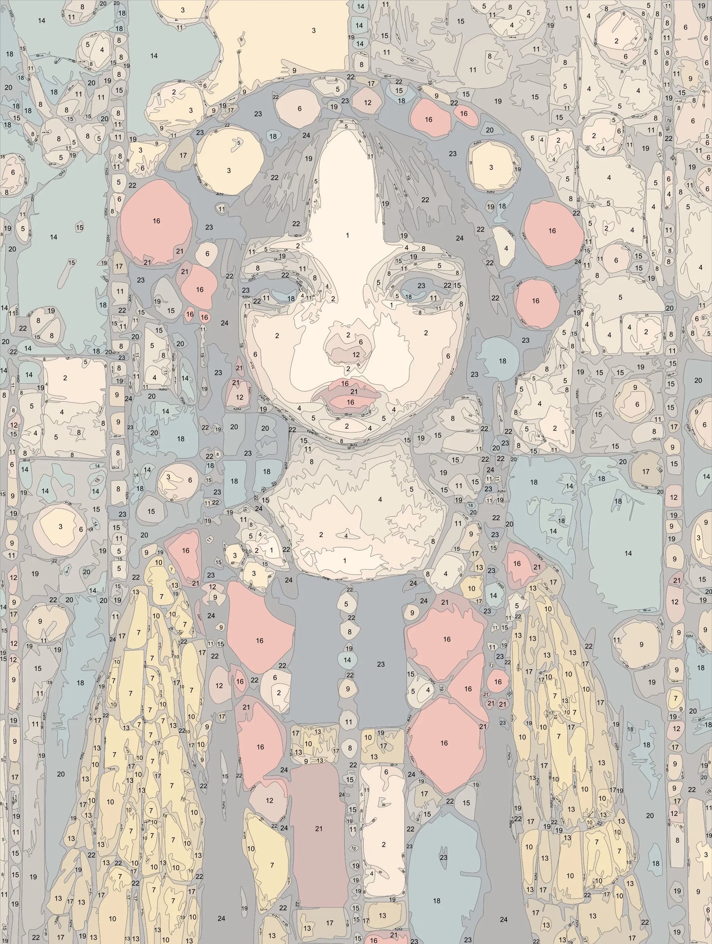 klimt style woman portrait