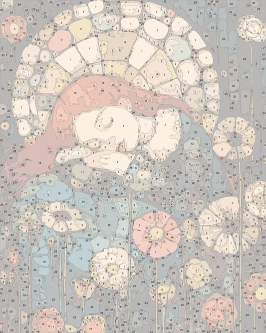 klimt style woman portrait
