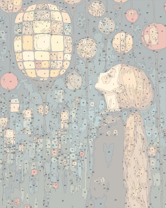 klimt style woman portrait