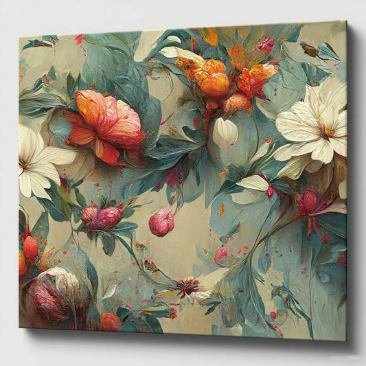 Abstract Flower Oil Painting Paint by numbers