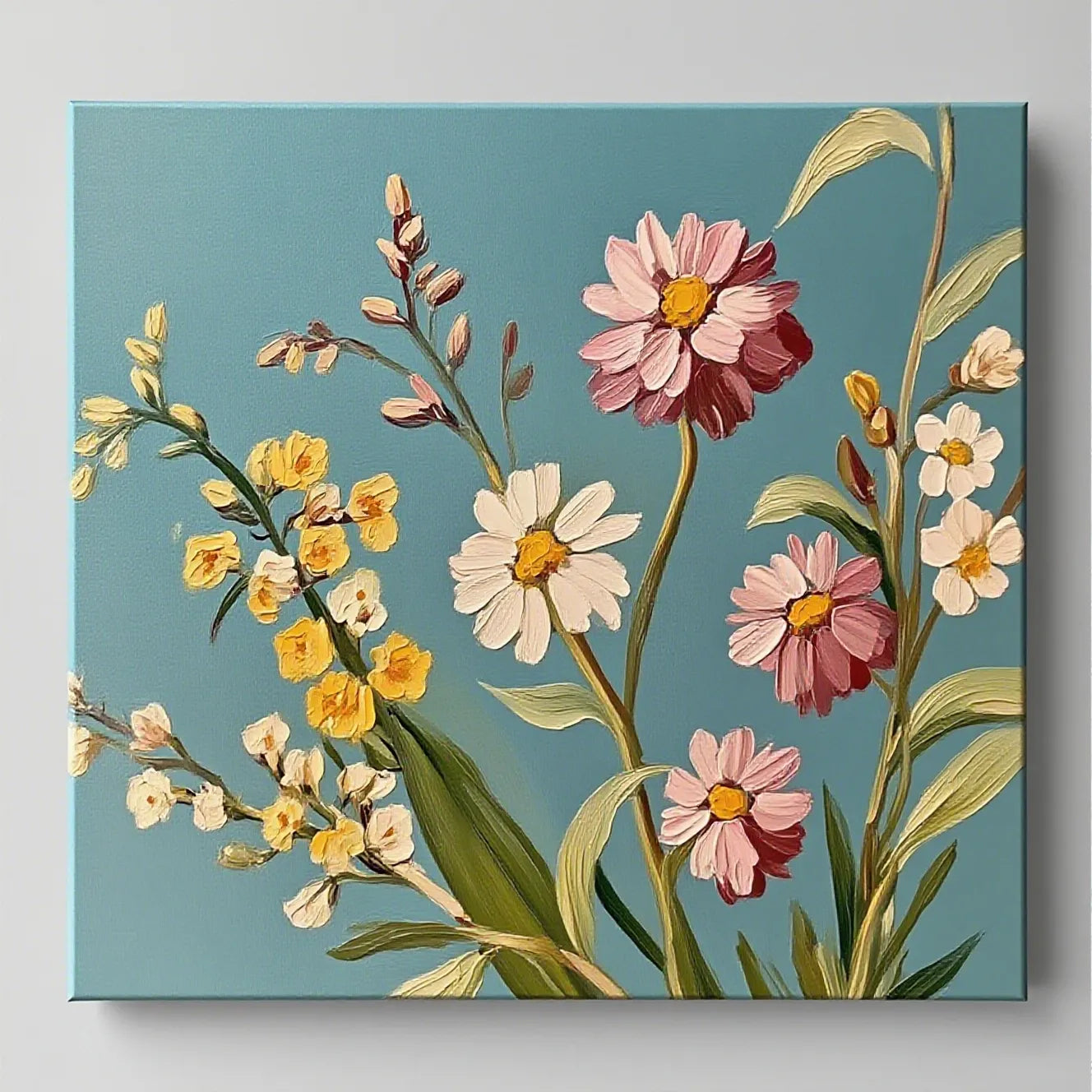 Abstract Flowers in Tint