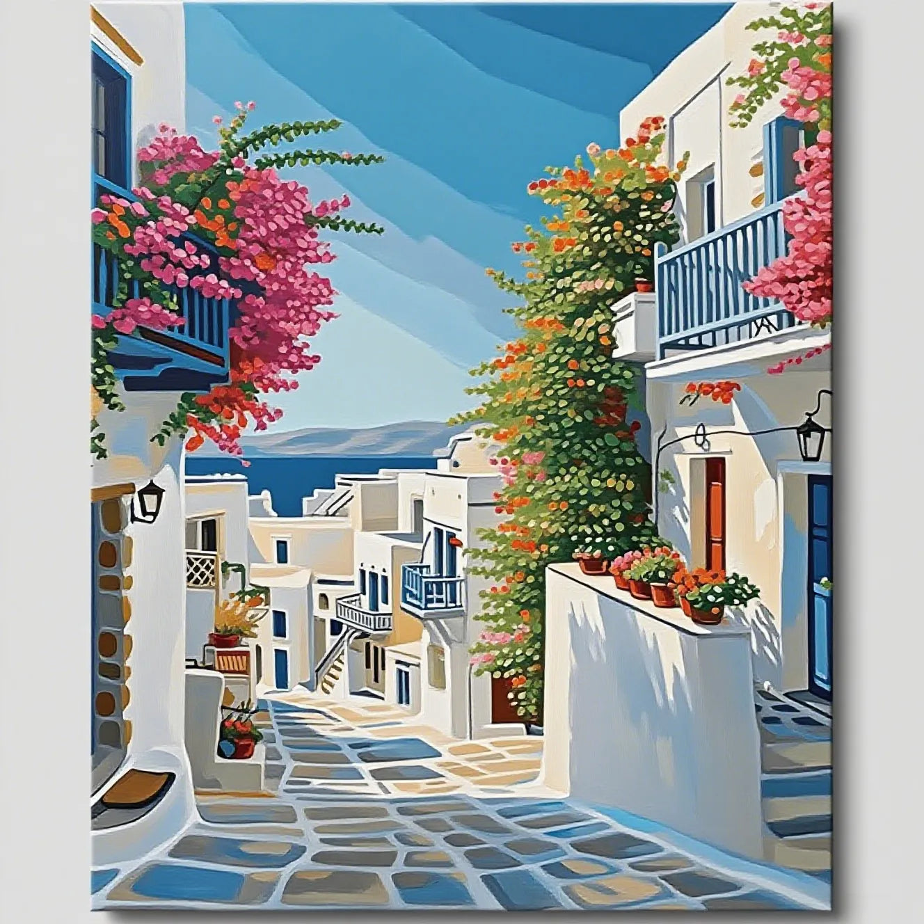 Aegean Paradise-Paint By Numbers