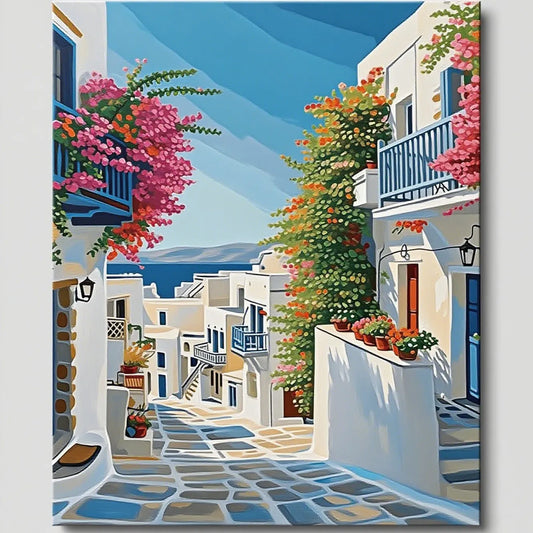Aegean Paradise-Paint By Numbers