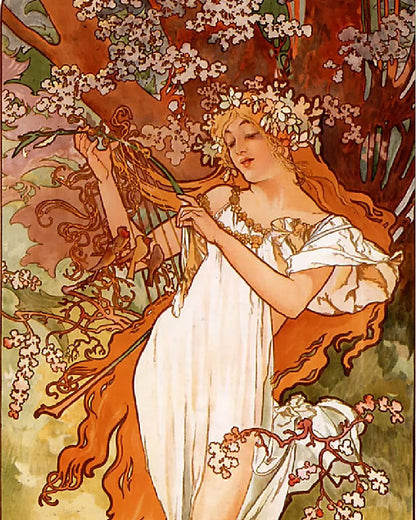 Alphonse Mucha Spring