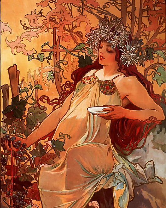 Alphonse Mucha Autumn