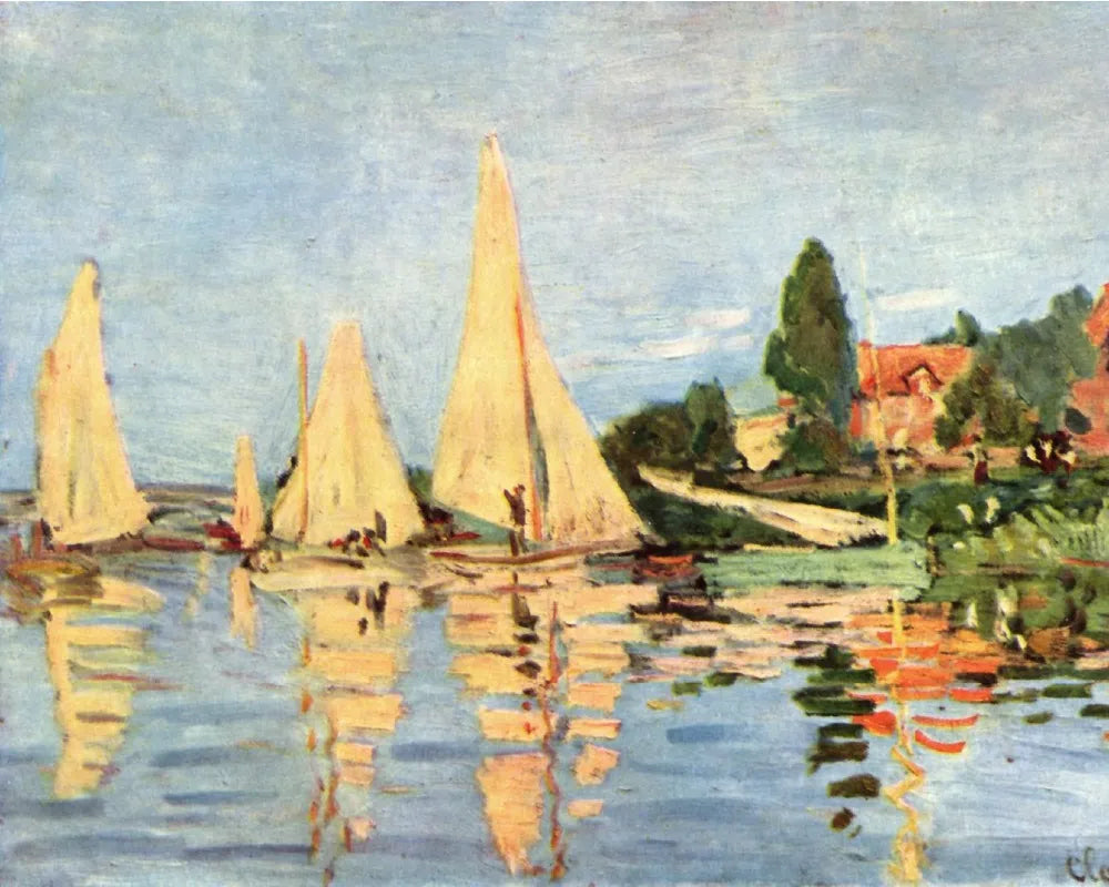 Claude Monet-Regatta at Argenteuil