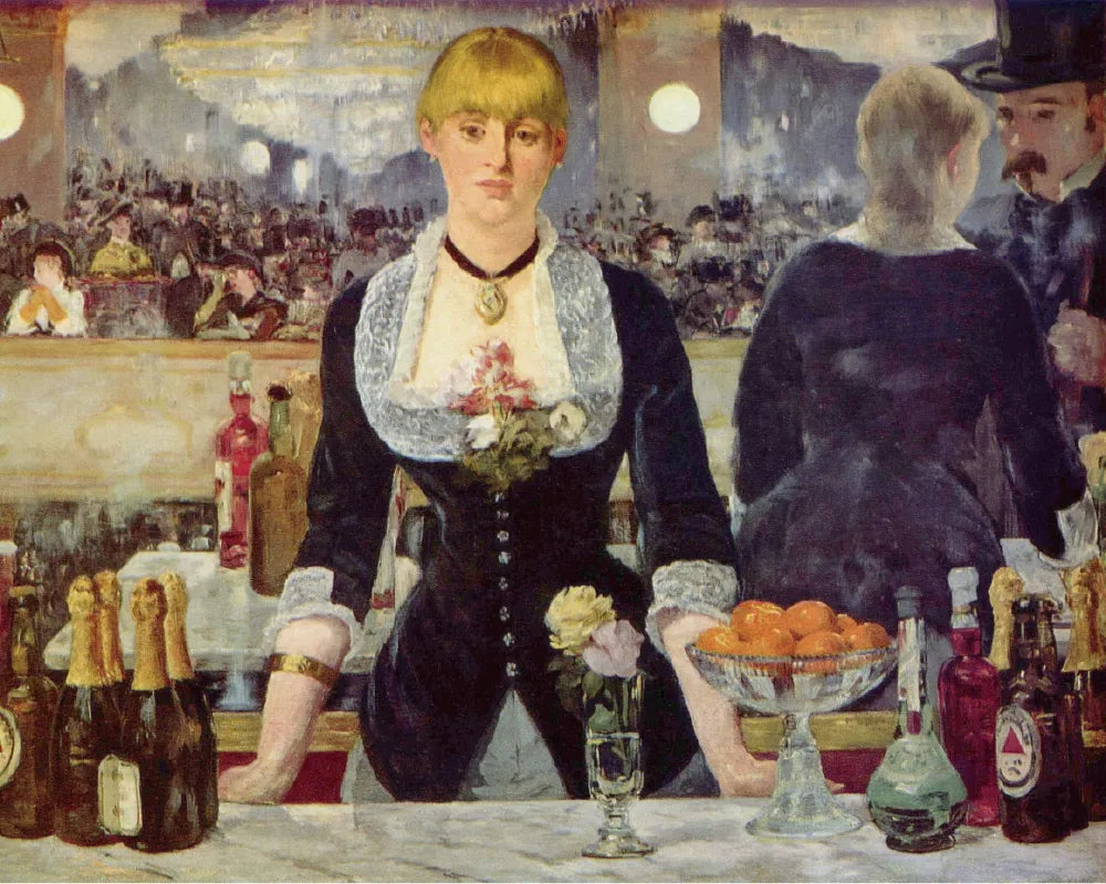 Edouard Manet  A bar at the folies bergere