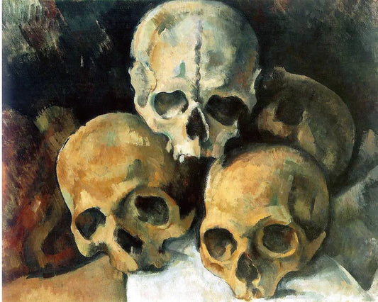 Paul Cezanne Pyramid of Skulls