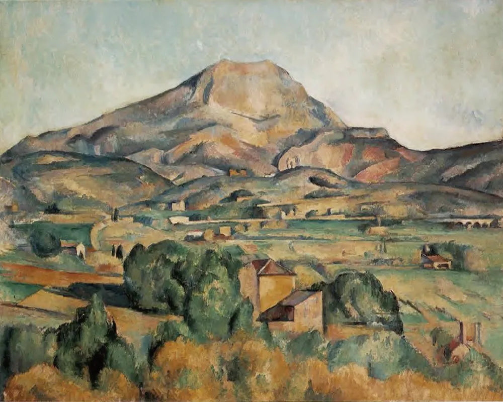 Paul Cezanne La Montagne Saint Victoire Barnes