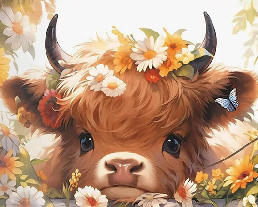 Calf paint by numbers