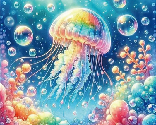 Colorful jellyfish