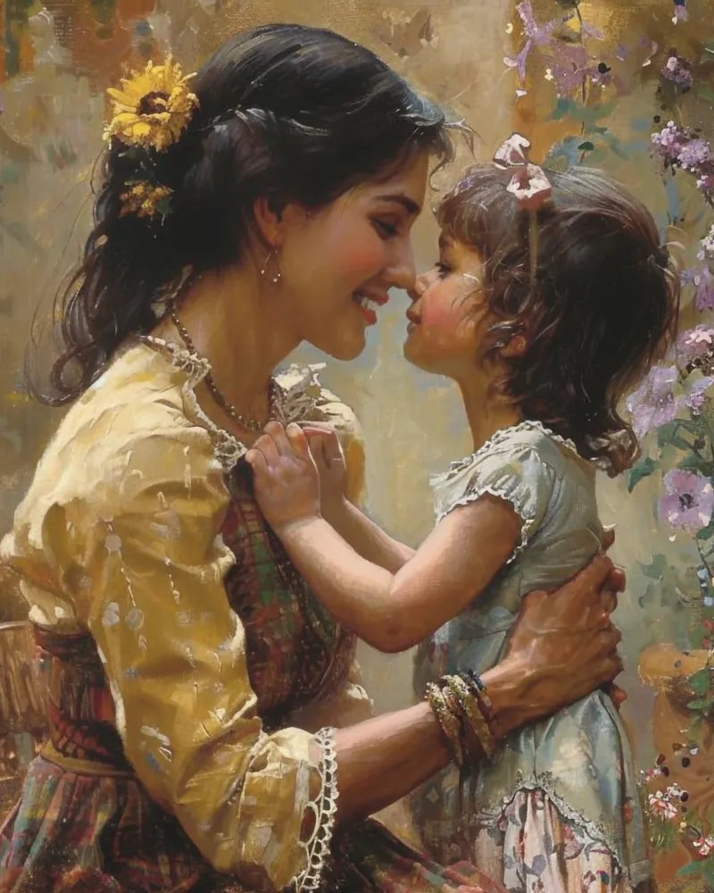 Mother Daughter Paint Numbers