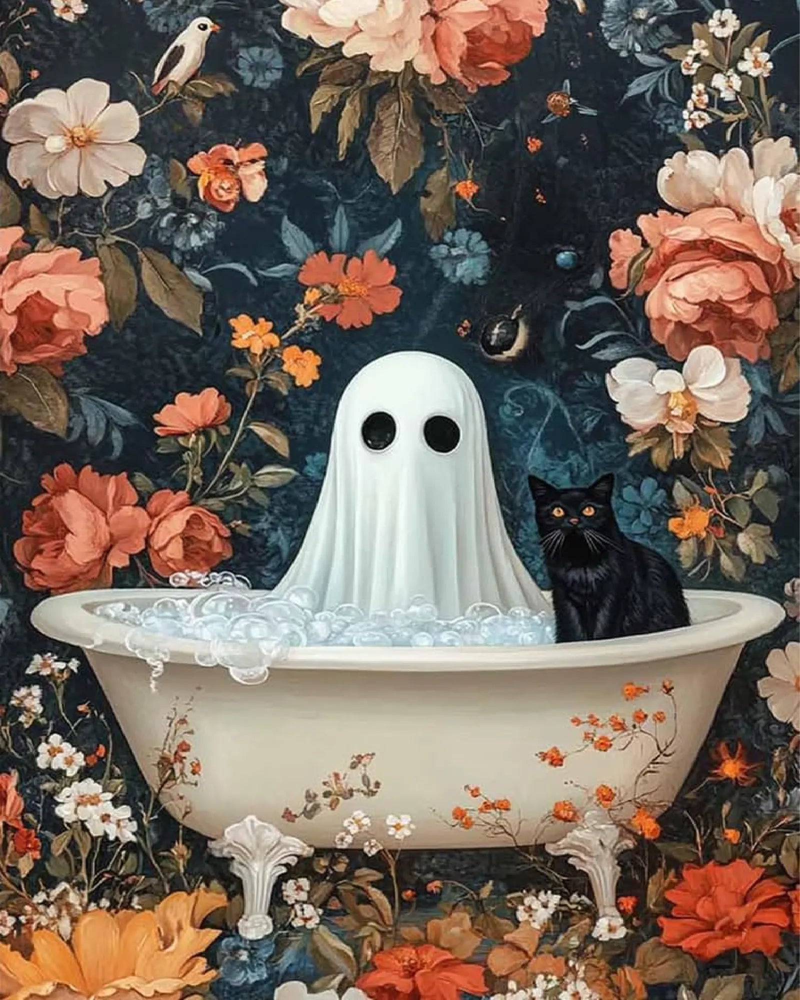Ghost and Black Cat
