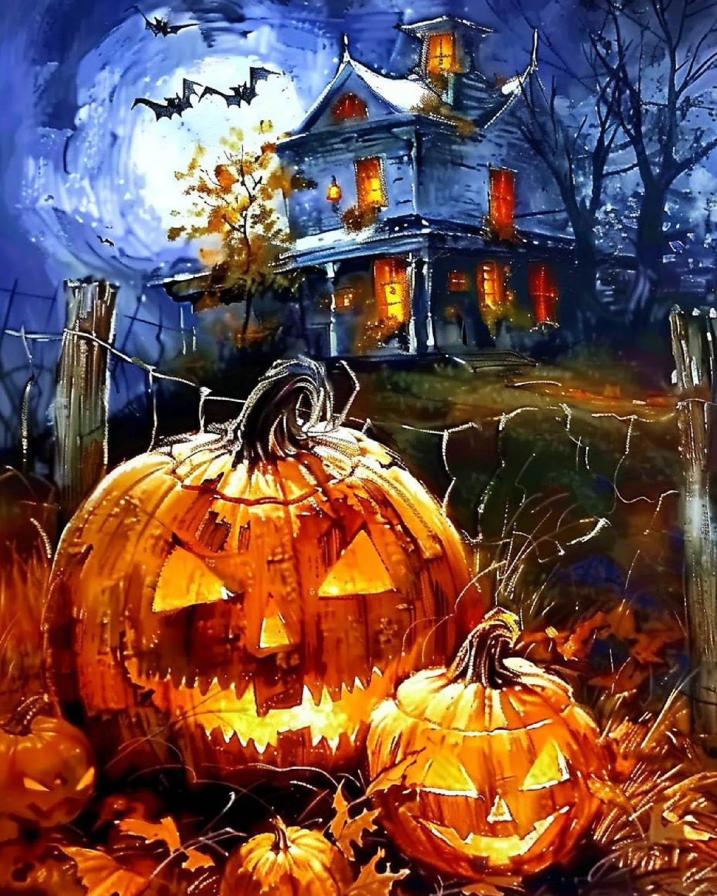 Pumpkin and House