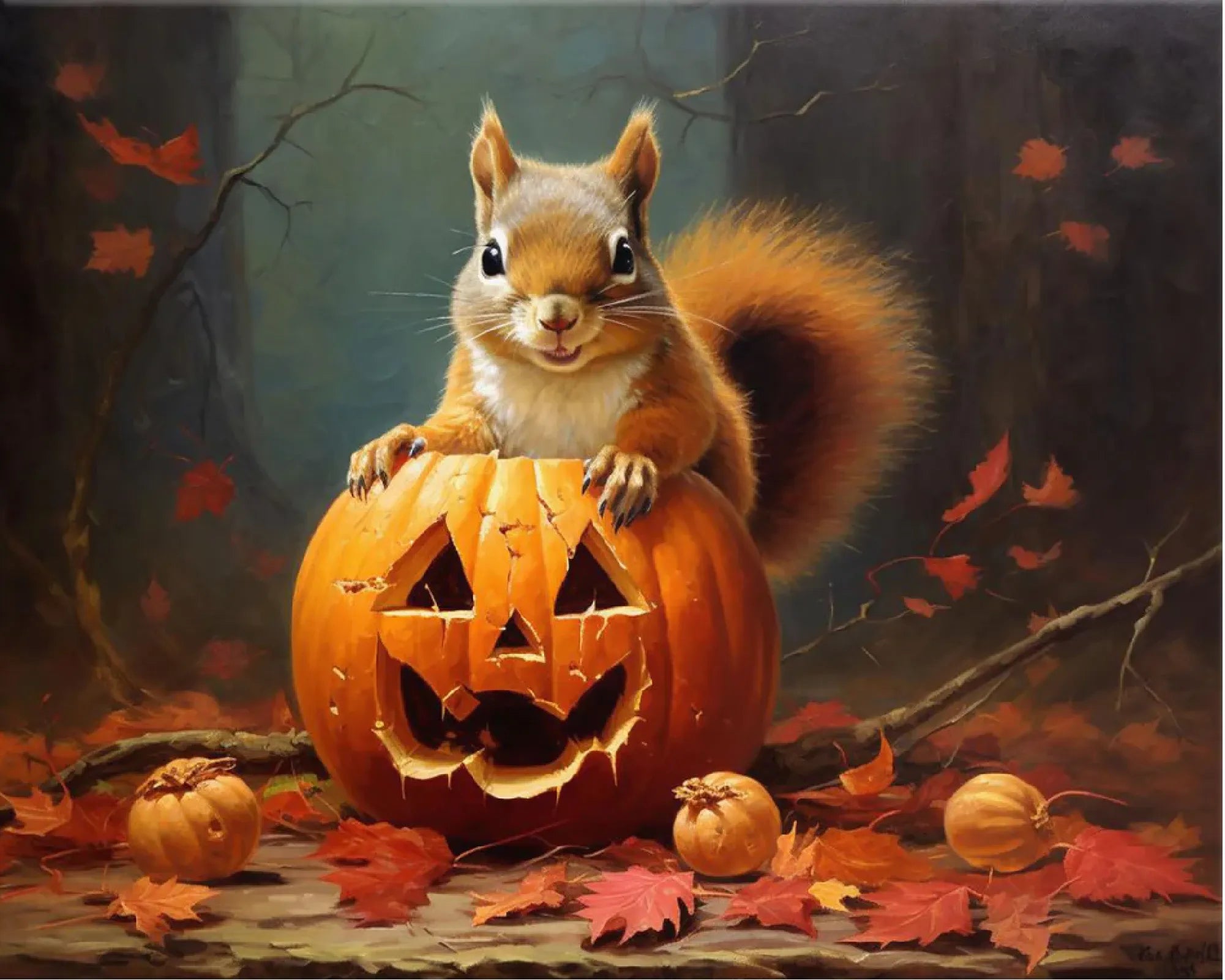 Squire in a Pumpkin