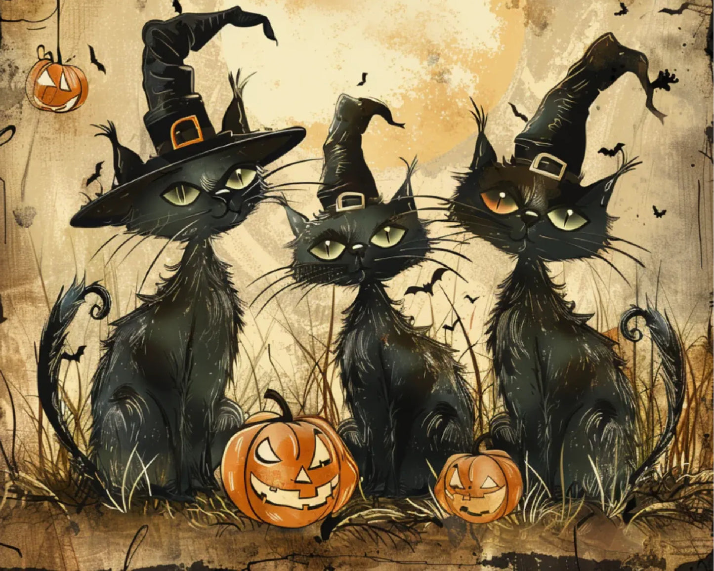 Three Witch Cats