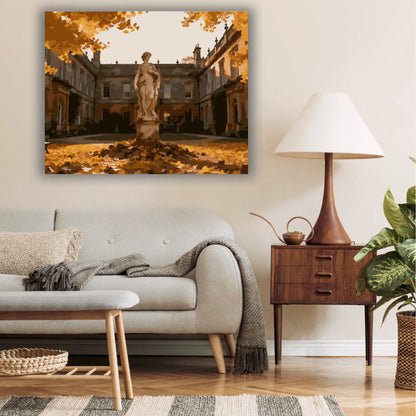 Ginkgo Path in the Castle