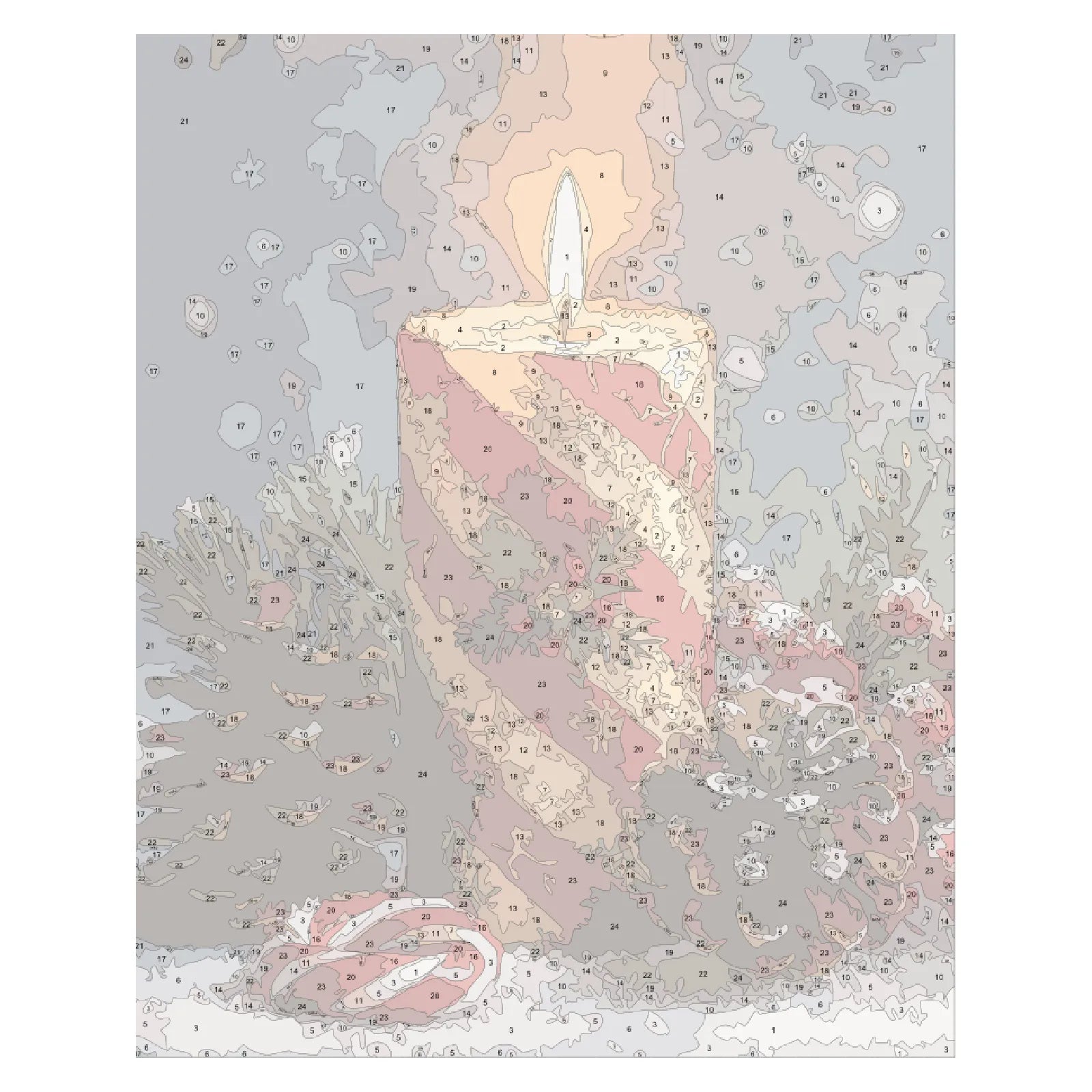 Red Christmas Candle