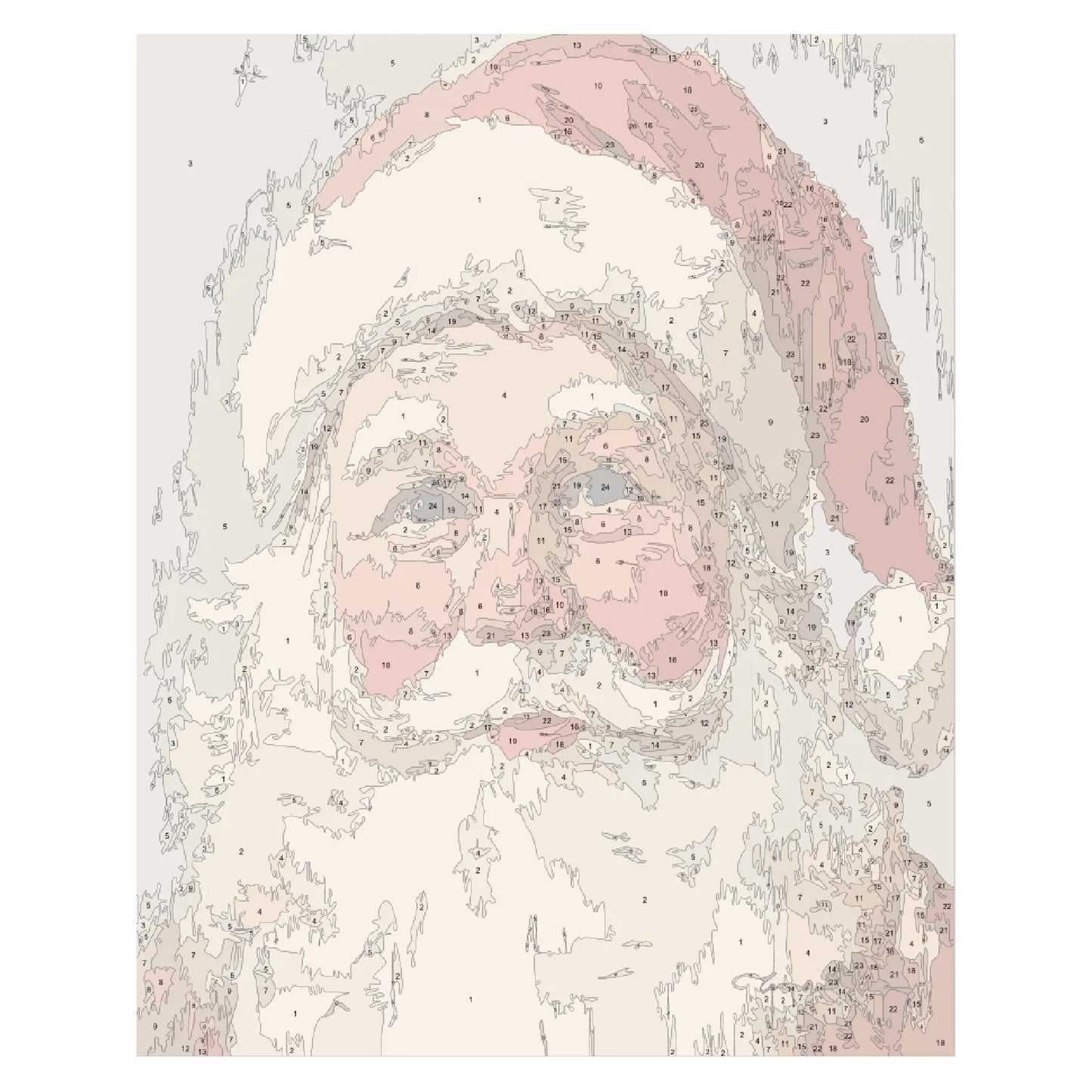 Babbo Natale che Sorride Serenamente