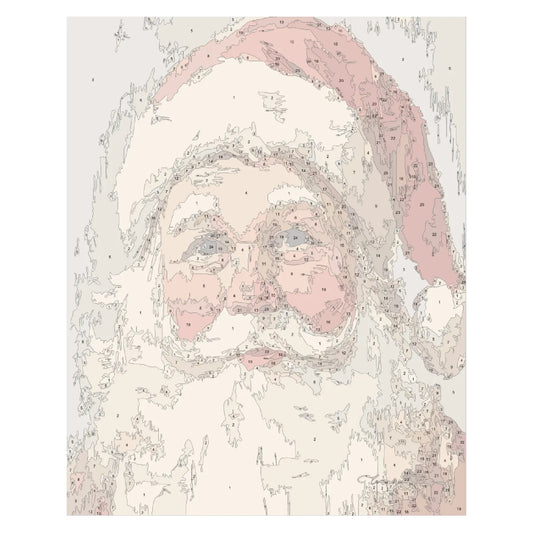 Santa Serenely Smiling