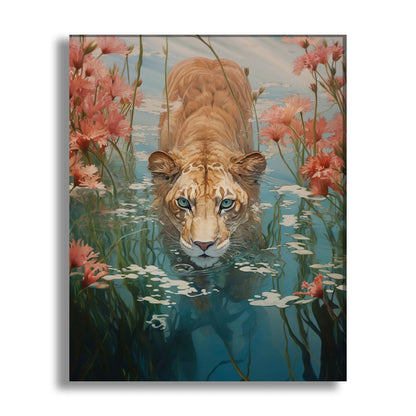 lion-in-the-water
