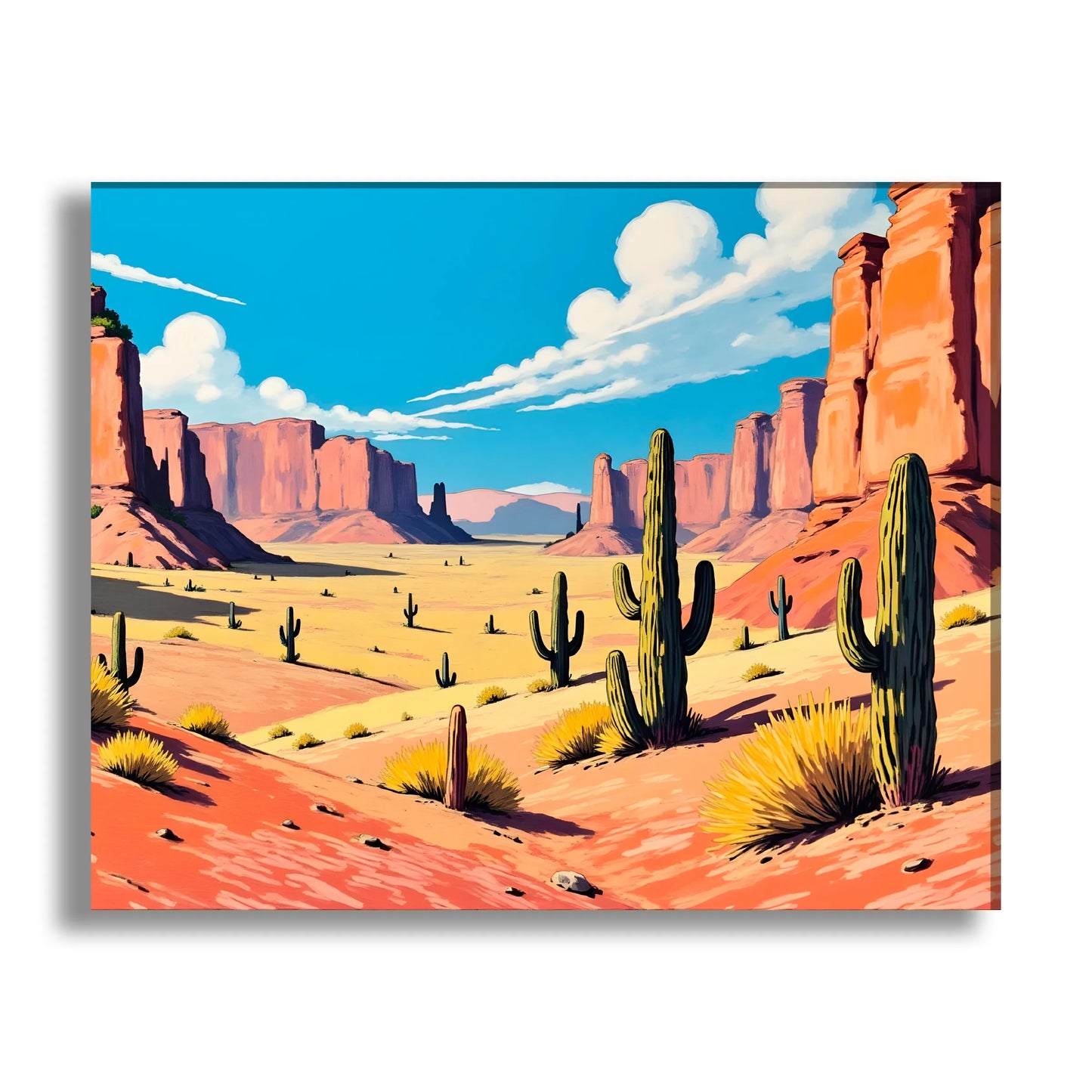 Desert with Red Rock