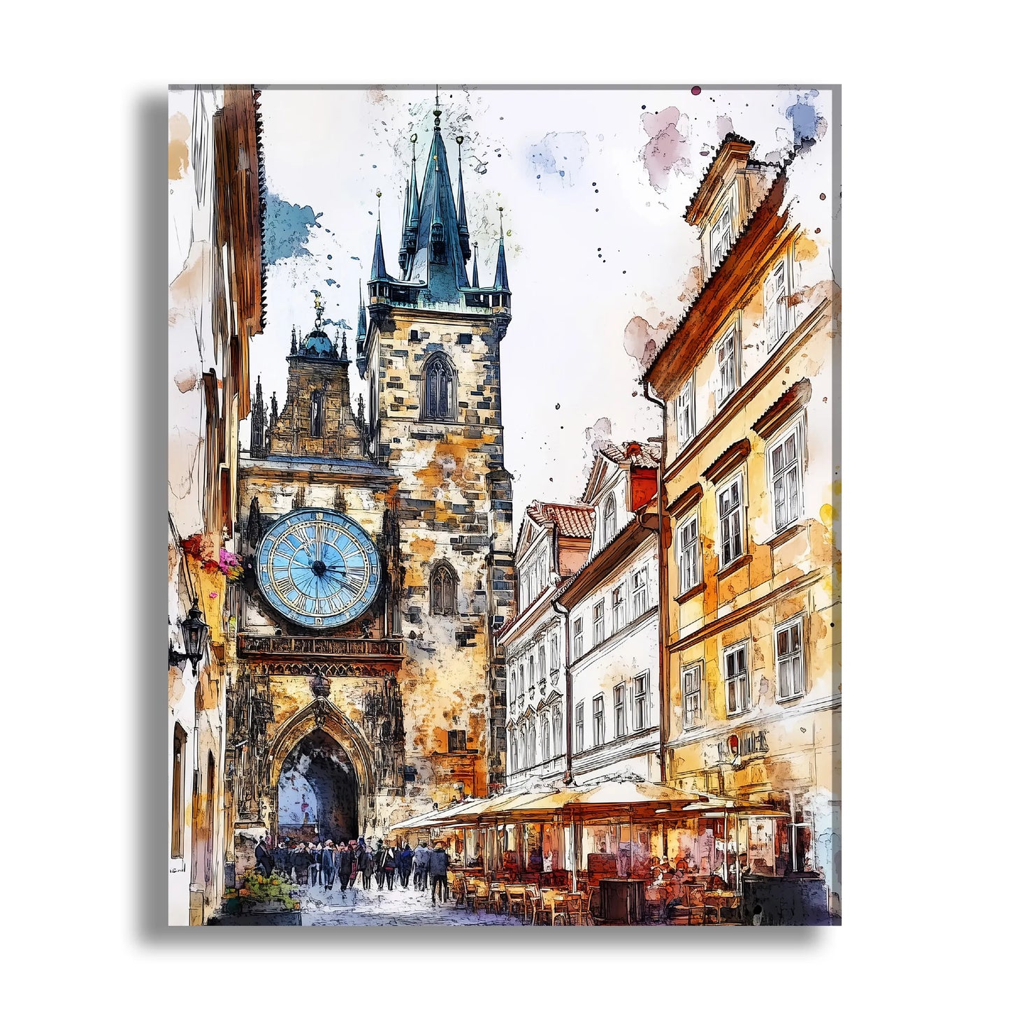 Czech Clock Square