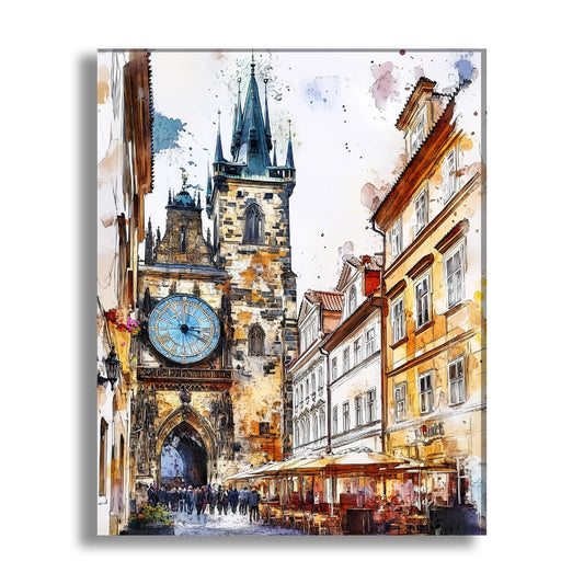 Czech Clock Square