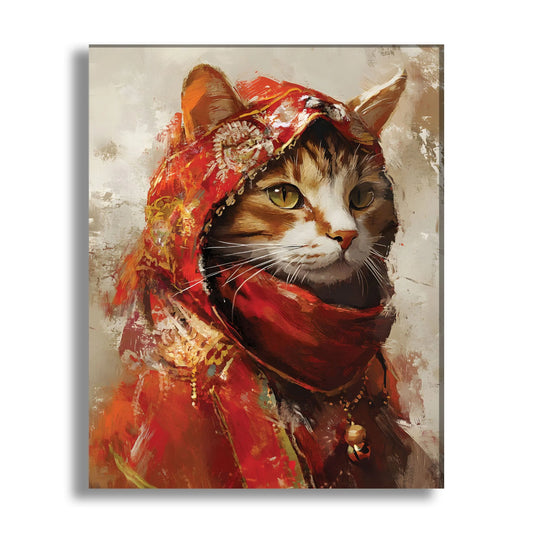 Cozy Crimson Cat