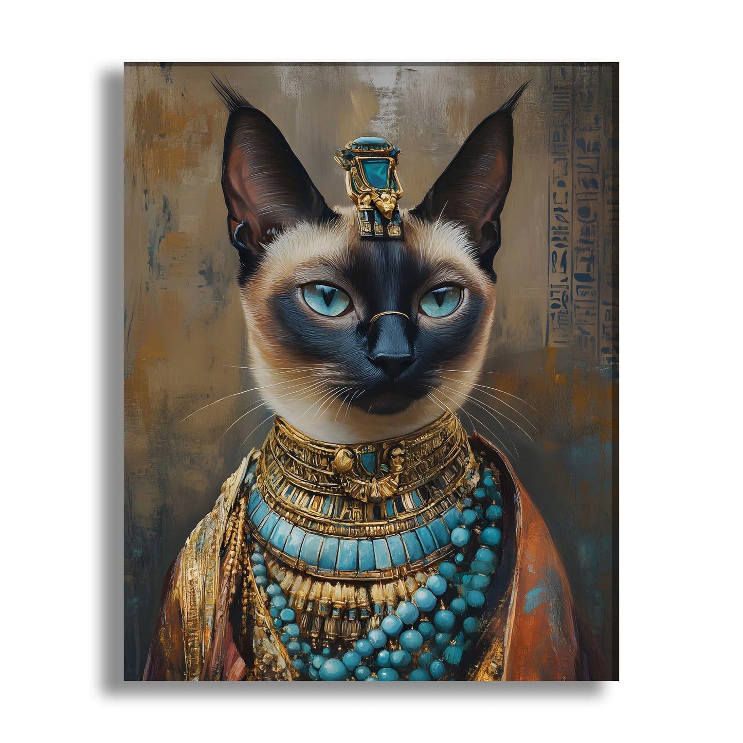 Golden Regalia of a Royal Cat