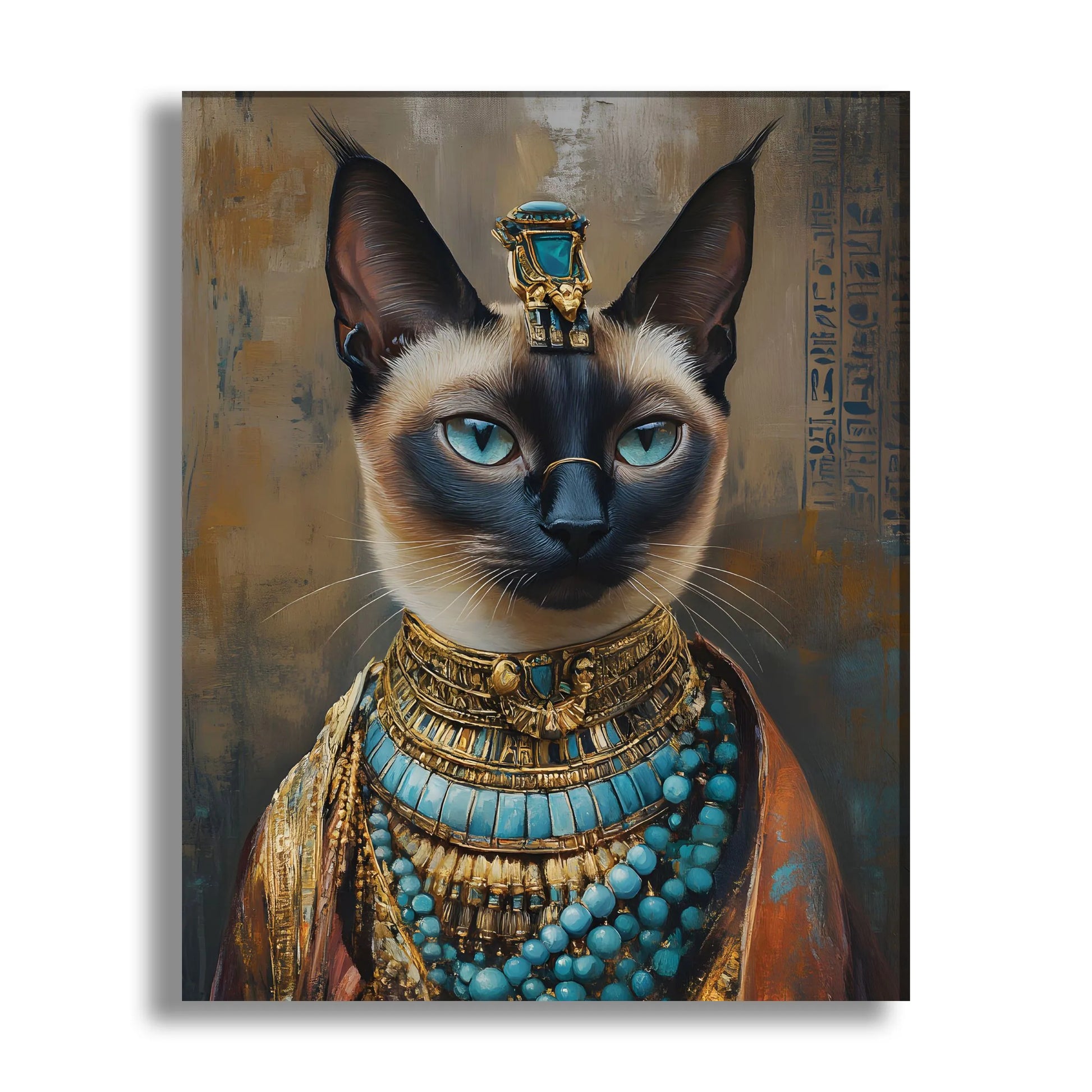 Golden Regalia of a Royal Cat